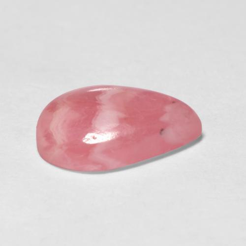 1,80 ctw natürlicher mehrfarbiger Rhodochrosit, Birnenform, Lichtdurchlässig