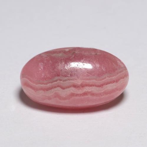 4,50 ctw natürlicher mehrfarbiger Rhodochrosit, Oval Schliff, Lichtdurchlässig
