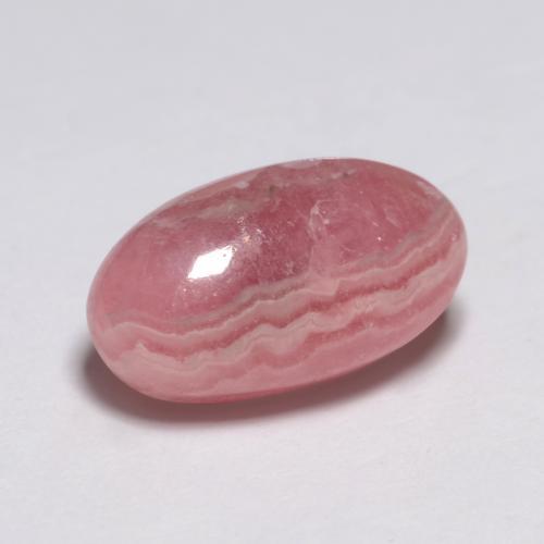4,50 ctw natürlicher mehrfarbiger Rhodochrosit, Oval Schliff, Lichtdurchlässig