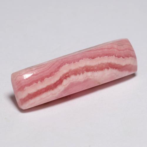 5,51 ctw natürlicher mehrfarbiger Rhodochrosit, Baguette, Lichtdurchlässig
