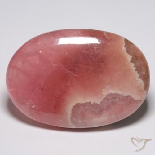 52.74ct Natürlicher Mehrfarbig Rhodochrosit, Oval, Lichtdurchlässig
