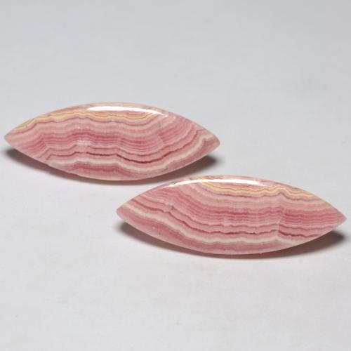 19.61 ct natürliche Mehrfarbig Rhodochrosit-Edelsteine, Marquise, Lichtdurchlässig