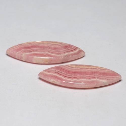 19.61 ct natürliche Mehrfarbig Rhodochrosit-Edelsteine, Marquise, Lichtdurchlässig