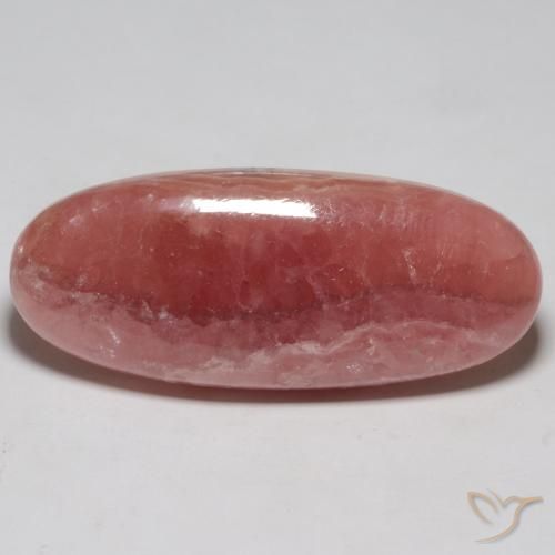 46.16ct Natürlicher Mehrfarbig Rhodochrosit, Oval, Lichtdurchlässig