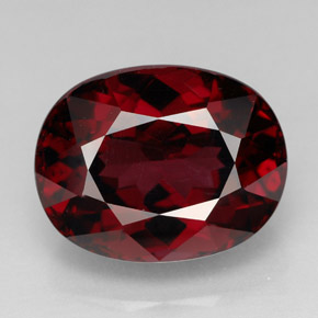 11,54 ctw natürlicher roter Rhodolith, Oval Schliff, VVS-VS