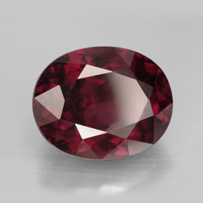 13,17 ctw natürlicher roter Rhodolith, Oval Schliff, VS
