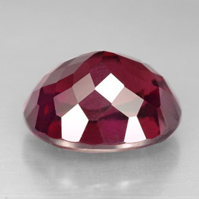 9,82 ctw natürlicher roter Rhodolith, Oval Schliff, VS