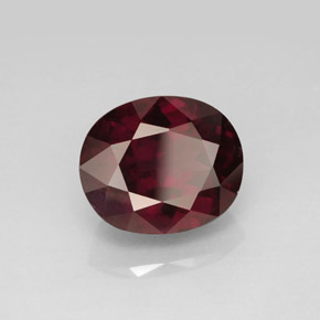 6,85 ctw natürlicher roter Rhodolith, Oval Schliff, VS