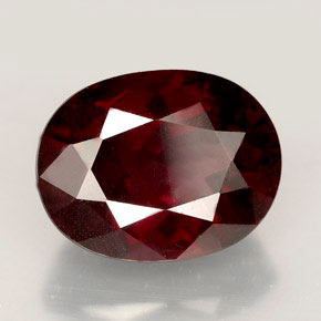 6,97 ctw natürlicher roter Rhodolith, Oval Schliff, VS