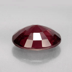 7,08 ctw natürlicher Rosarot Rhodolith, Oval Schliff, VS