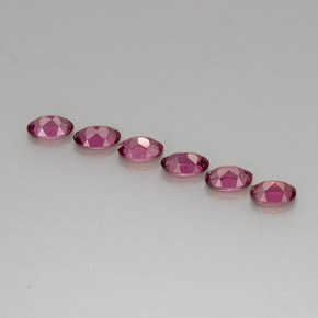  ct natürliche roter Rhodolith-Edelsteine, Oval Schliff, VS