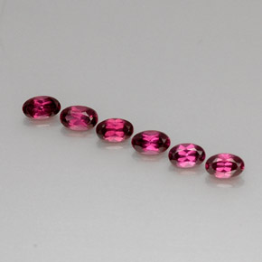  ct natürliche roter Rhodolith-Edelsteine, Oval Schliff, VS