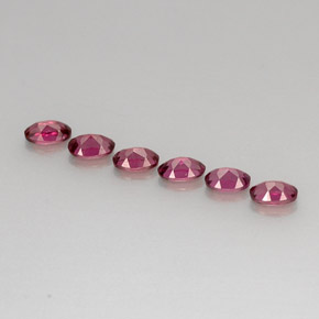  ct natürliche roter Rhodolith-Edelsteine, Oval Schliff, VS