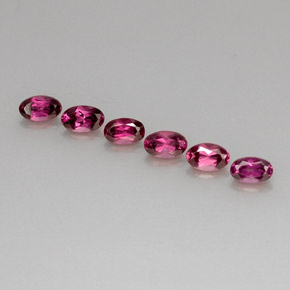  ct natürliche roter Rhodolith-Edelsteine, Oval Schliff, VS