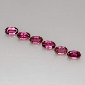  ct natürliche roter Rhodolith-Edelsteine, Oval Schliff, VVS-VS