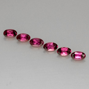  ct natürliche roter Rhodolith-Edelsteine, Oval Schliff, VVS-VS