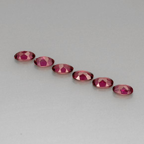  ct natürliche roter Rhodolith-Edelsteine, Oval Schliff, VVS-VS