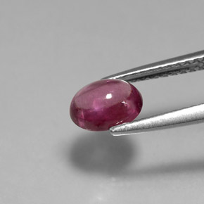 1,09 ctw natürlicher violetter Rhodolith, Transparent, Transparent / Lichtdurchlässig