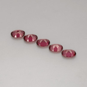  ct natürliche roter Rhodolith-Edelsteine, Oval Schliff, VVS-VS