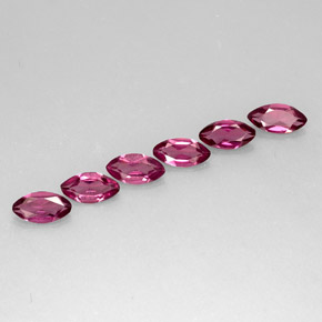  ct natürliche purpurfarbener Rhodolith-Edelsteine, Marquise, VS
