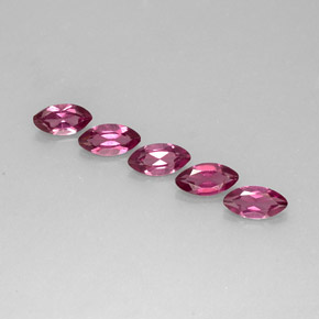  ct natürliche purpurfarbener Rhodolith-Edelsteine, Marquise, VS