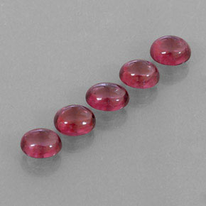  ct natürliche roter Rhodolith-Edelsteine, Transparent, Transparent / Lichtdurchlässig
