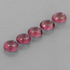  ct natürliche roter Rhodolith-Edelsteine, Transparent, Transparent / Lichtdurchlässig
