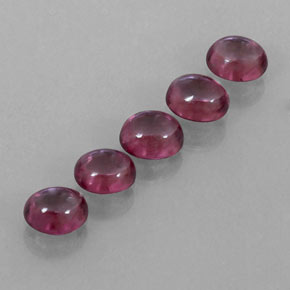  ct natürliche roter Rhodolith-Edelsteine, Transparent, Transparent / Lichtdurchlässig