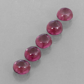  ct natürliche roter Rhodolith-Edelsteine, Transparent, Transparent / Lichtdurchlässig