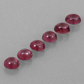  ct natürliche roter Rhodolith-Edelsteine, Transparent, Transparent / Lichtdurchlässig
