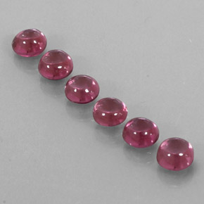  ct natürliche roter Rhodolith-Edelsteine, Transparent, Transparent / Lichtdurchlässig