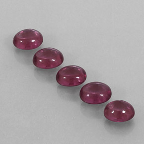  ct natürliche roter Rhodolith-Edelsteine, Transparent, Transparent / Lichtdurchlässig