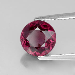 2,99 ctw natürlicher roter Rhodolith, Rundschliff, VS