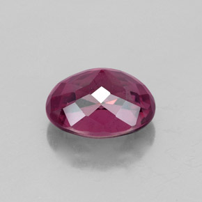 3,06 ctw natürlicher roter Rhodolith, Oval Schliff, VS