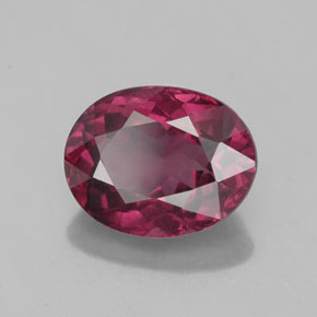 2,57 ctw natürlicher roter Rhodolith, Oval Schliff, VS
