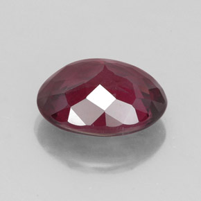 2,96 ctw natürlicher roter Rhodolith, Oval Schliff, VS