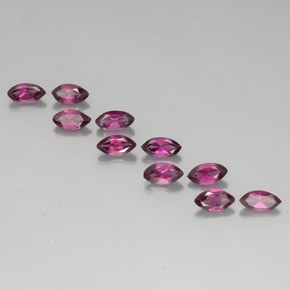  ct natürliche roter Rhodolith-Edelsteine, Marquise, VVS-VS