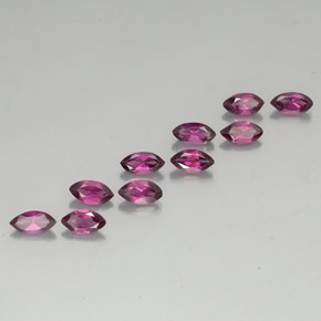  ct natürliche roter Rhodolith-Edelsteine, Marquise, VVS-VS