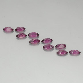  ct natürliche roter Rhodolith-Edelsteine, Marquise, VVS-VS
