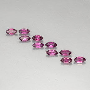  ct natürliche roter Rhodolith-Edelsteine, Marquise, VVS-VS