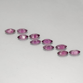  ct natürliche roter Rhodolith-Edelsteine, Marquise, VVS-VS