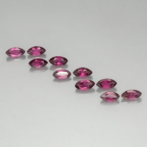  ct natürliche roter Rhodolith-Edelsteine, Marquise, VVS-VS