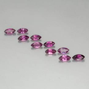  ct natürliche roter Rhodolith-Edelsteine, Marquise, VVS-VS