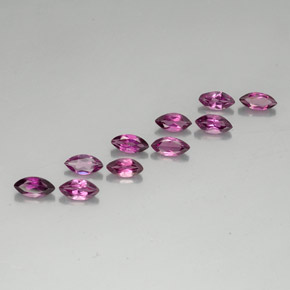  ct natürliche roter Rhodolith-Edelsteine, Marquise, VVS-VS