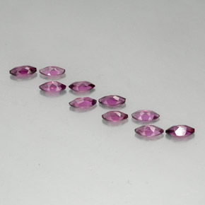  ct natürliche roter Rhodolith-Edelsteine, Marquise, VVS-VS