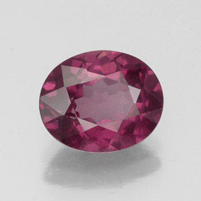 2,50 ctw natürlicher roter Rhodolith, Oval Schliff, VS