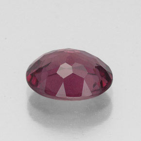 2,50 ctw natürlicher roter Rhodolith, Oval Schliff, VS