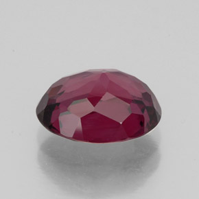 2,86 ctw natürlicher roter Rhodolith, Oval Schliff, VVS-VS