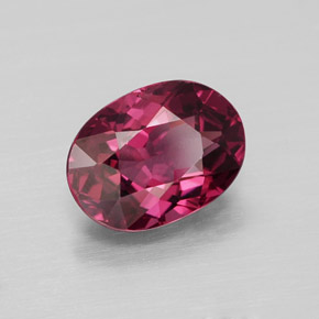 1,94 ctw natürlicher roter Rhodolith, Oval Schliff, VVS-VS