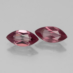  ct natürliche roter Rhodolith-Edelsteine, Marquise, VS